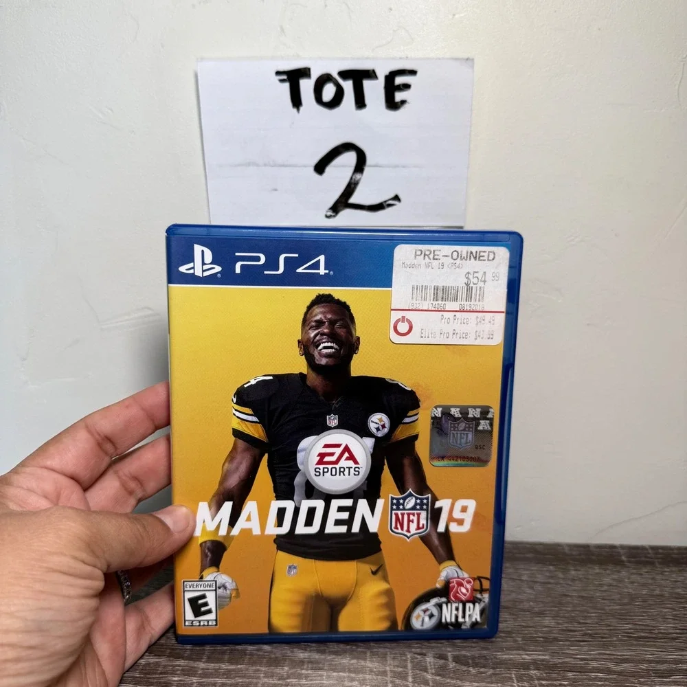 EA Sports Madden NFL 19 Video Game PS4 PlayStation 4 FOOTBALL